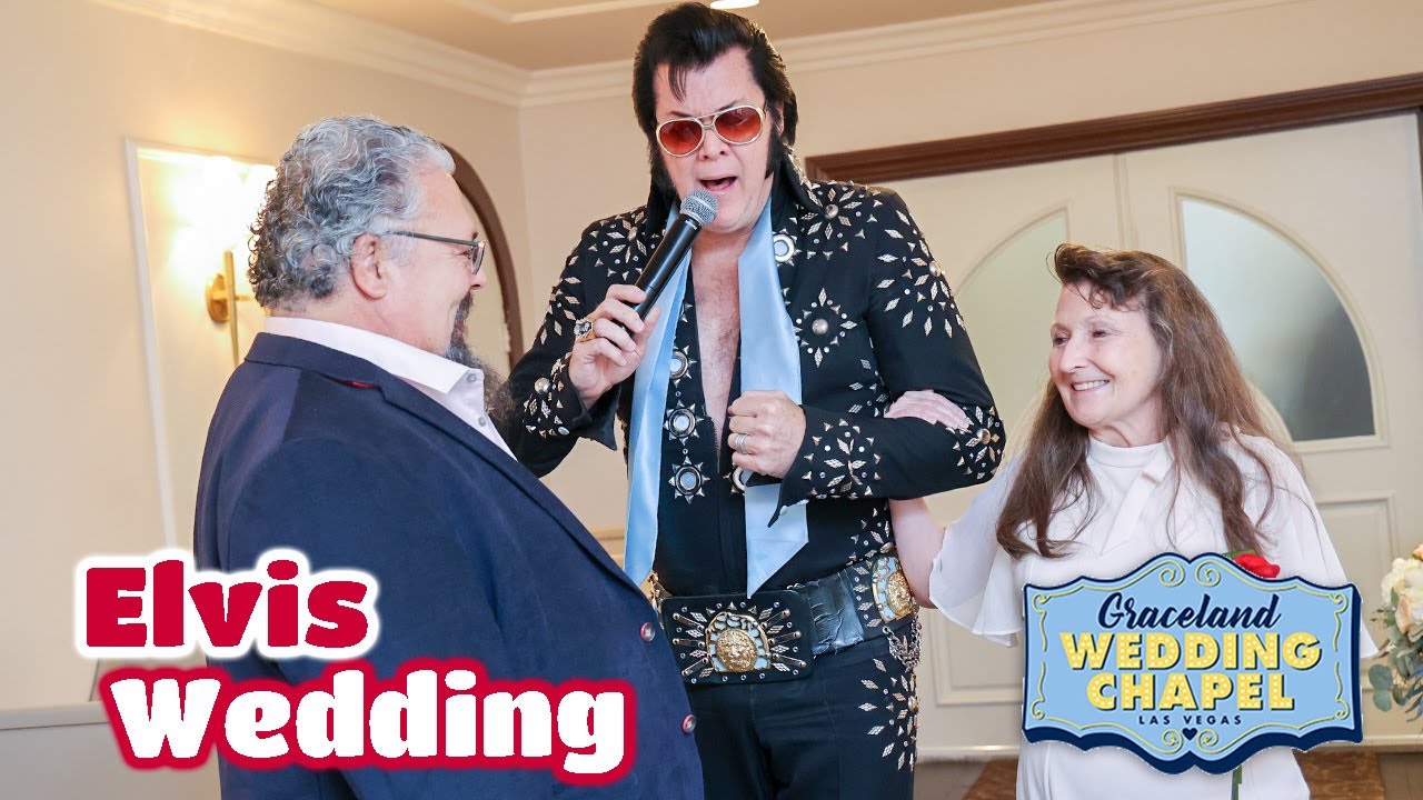 Tony & Saraah's Elvis Wedding in Las Vegas | Graceland Chapel
