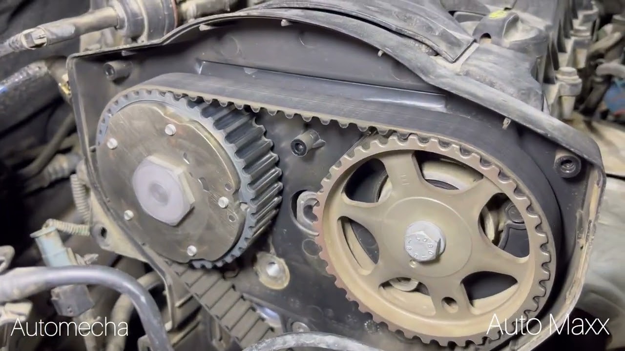 citroen c-elysee timing belt replacement.. طريقه تغيير سير كاتينه سيتروين سي إليزيه