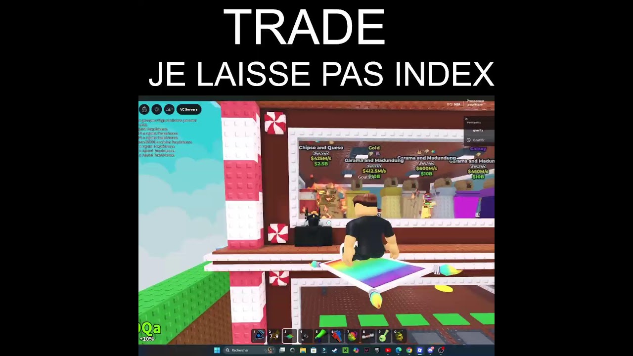 STEAL A BRAINROT TRADE ET PVP PAS INDEX