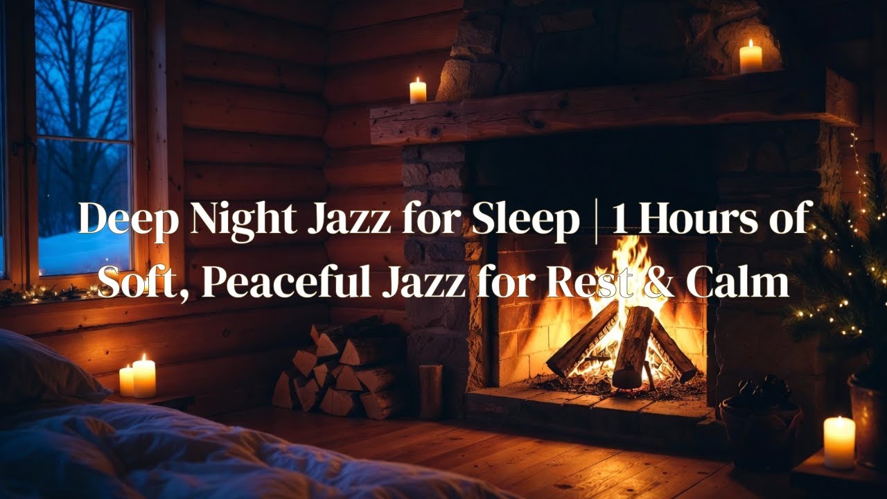 Deep Night Jazz for Sleep | 1 Hours of Soft, Peaceful Jazz for Rest & Calm