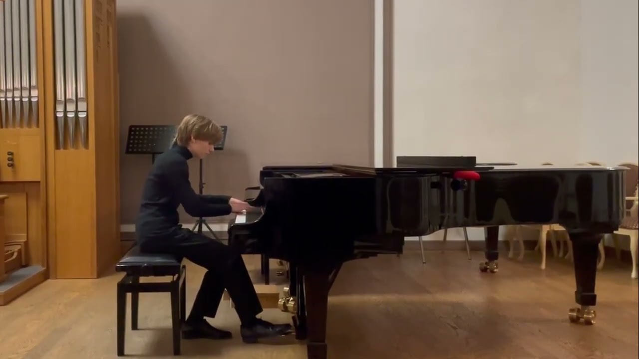Moszkowski -  Etudes № 2, Op.72 (1903) PIANO PERFORMANCE MOSCOW, PUSHIN TOMAS