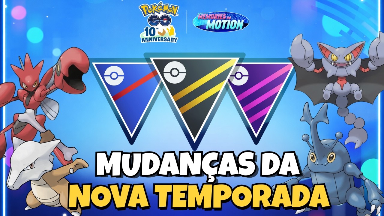 ATUALIZAÇÕES NO PVP DA TEMPORADA: MEMÓRIAS EM MOVIMENTO | Pokémon GO Battle League