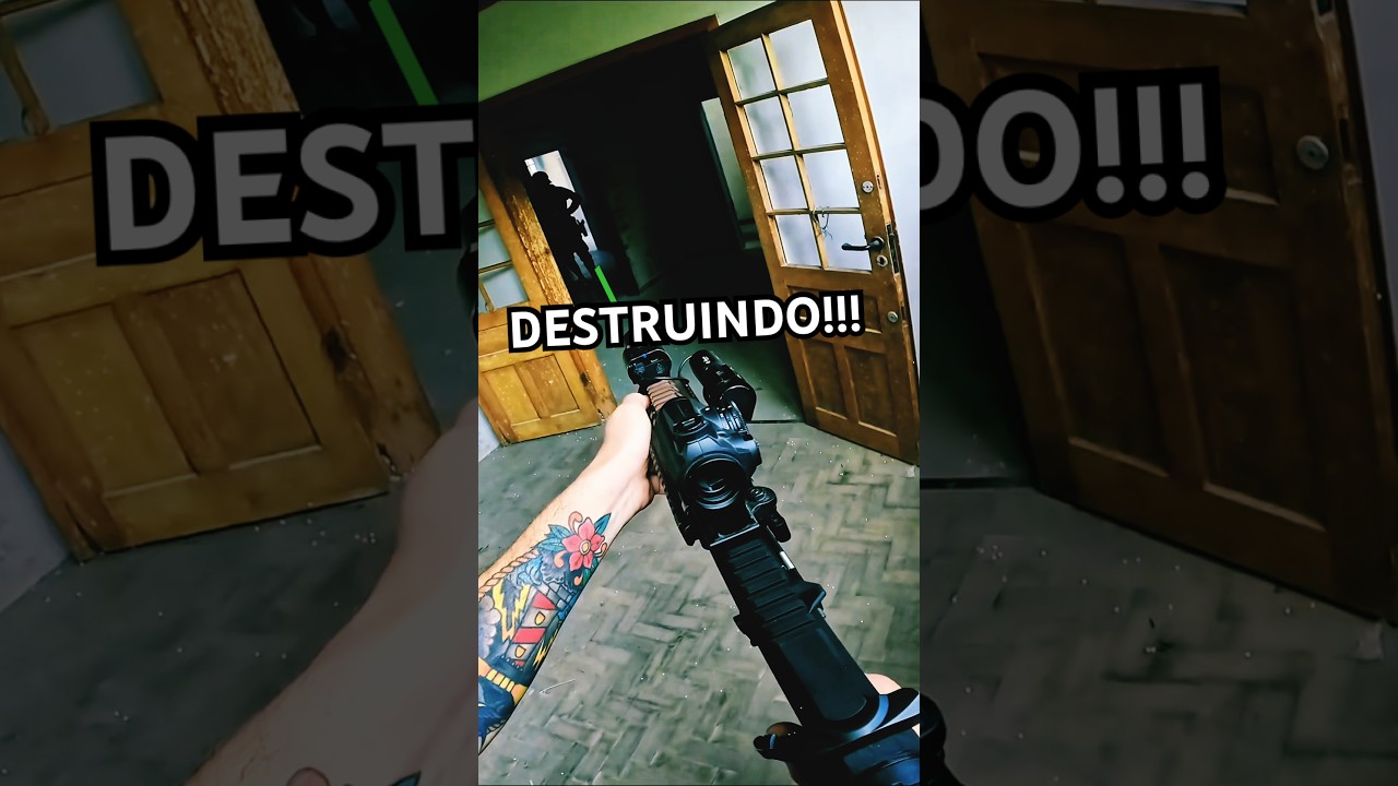 Progress&atilde;o MORTAL🔥 Airsoft CQB MANADA #gameplay