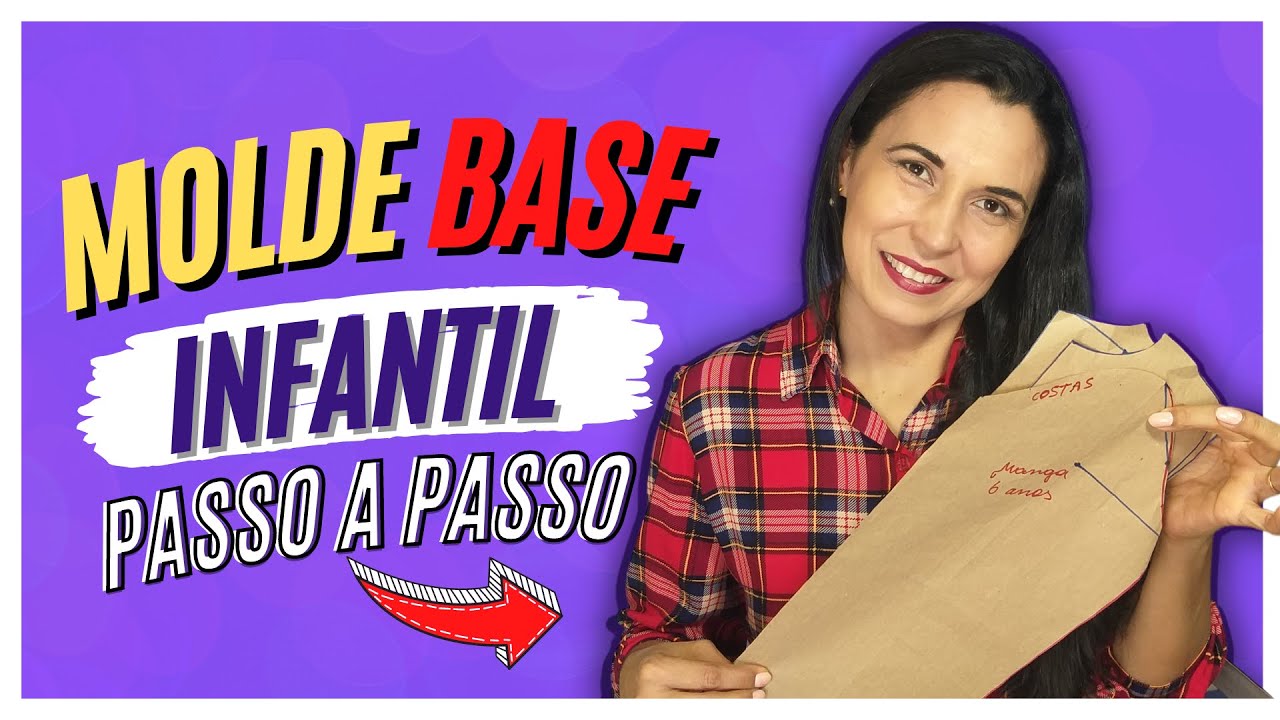 Como Fazer MOLDE BASE INFANTIL
