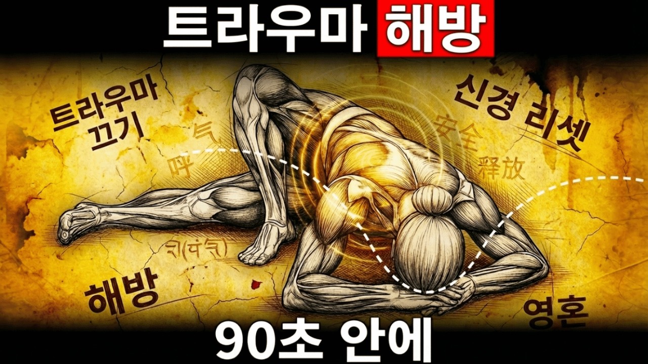 당신이 늘 불안한 진짜 이유, '이 근육'에 트라우마가 갇혀 있기 때문입니다