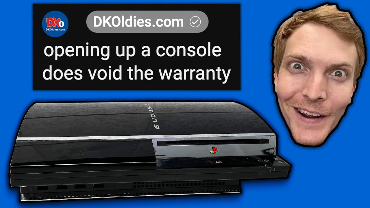Я попросил DKOldies отремонтировать эту консоль PS3... (они этого не сделали)