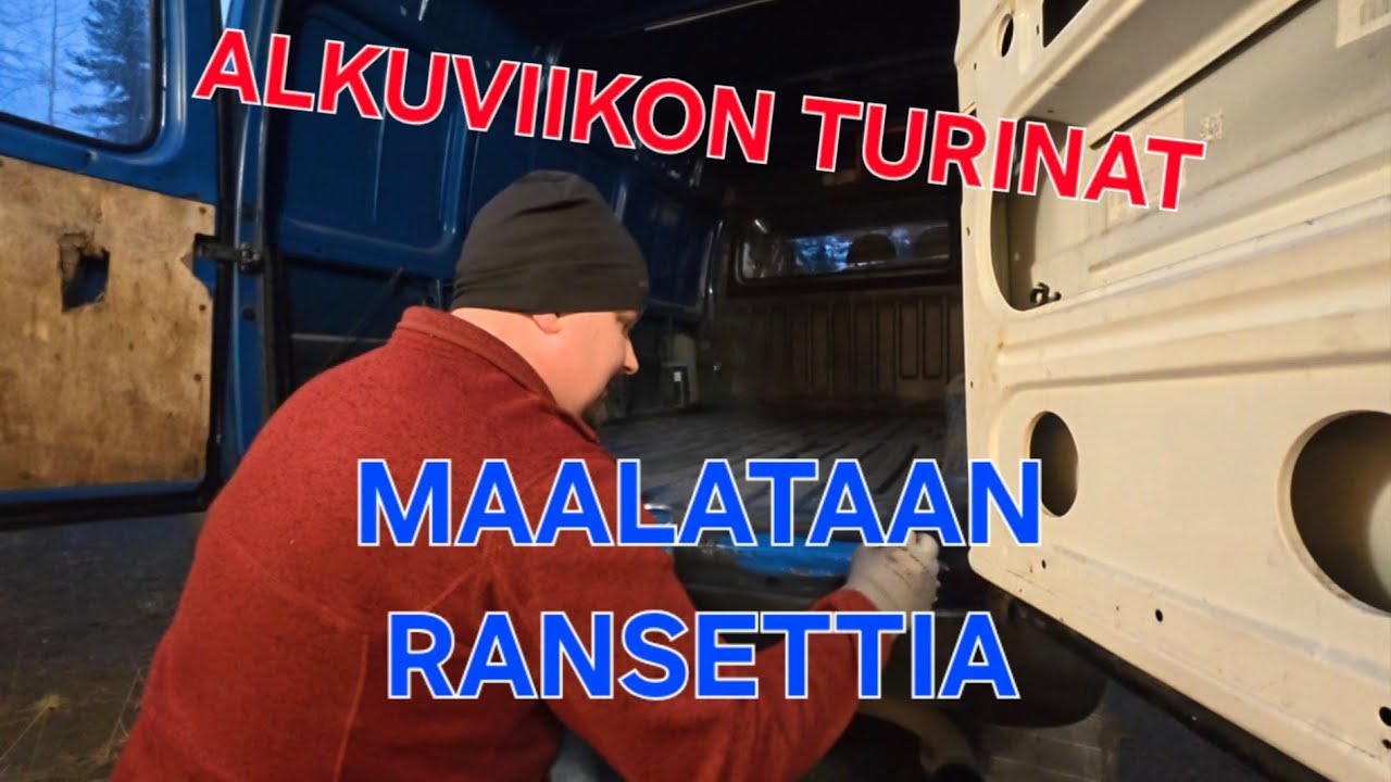 Maalataan Transittia | Sunnuntain ja Maanantain touhut