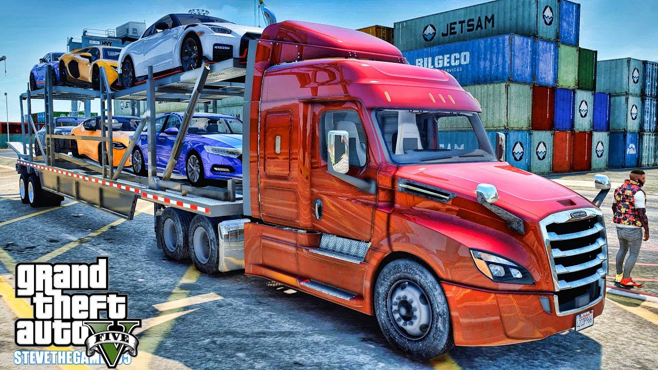 New 2021 Cars Delivery in GTA 5| BMW M4F82| Let's Go to Work| GTA 5 Mods| 4K
