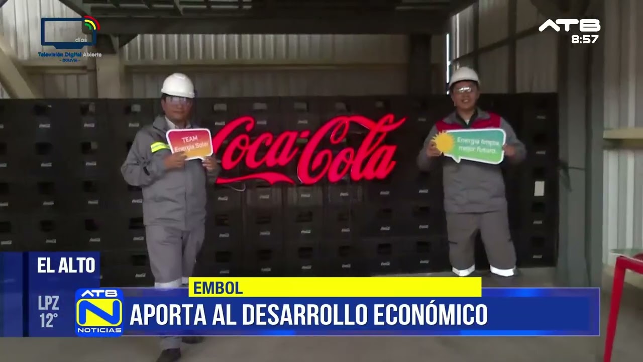 Embol inaugura complejo con energía solar en El Alto