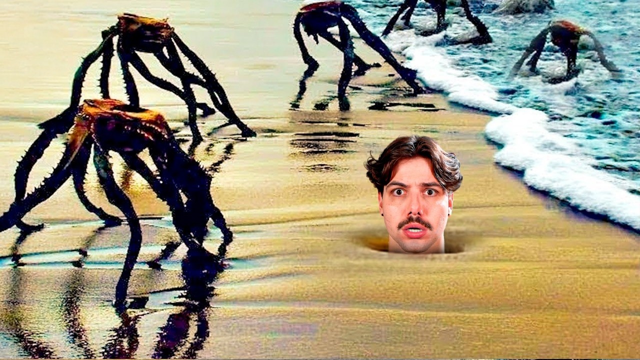 Se esses momentos na praia não fossem filmados, vcs não acreditariam…