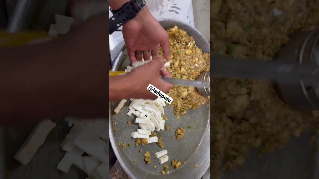Paneer samosa recipe |Best samosa in Delhi lajpat nagar#streetfood #samosarecipe #delhi #shorts