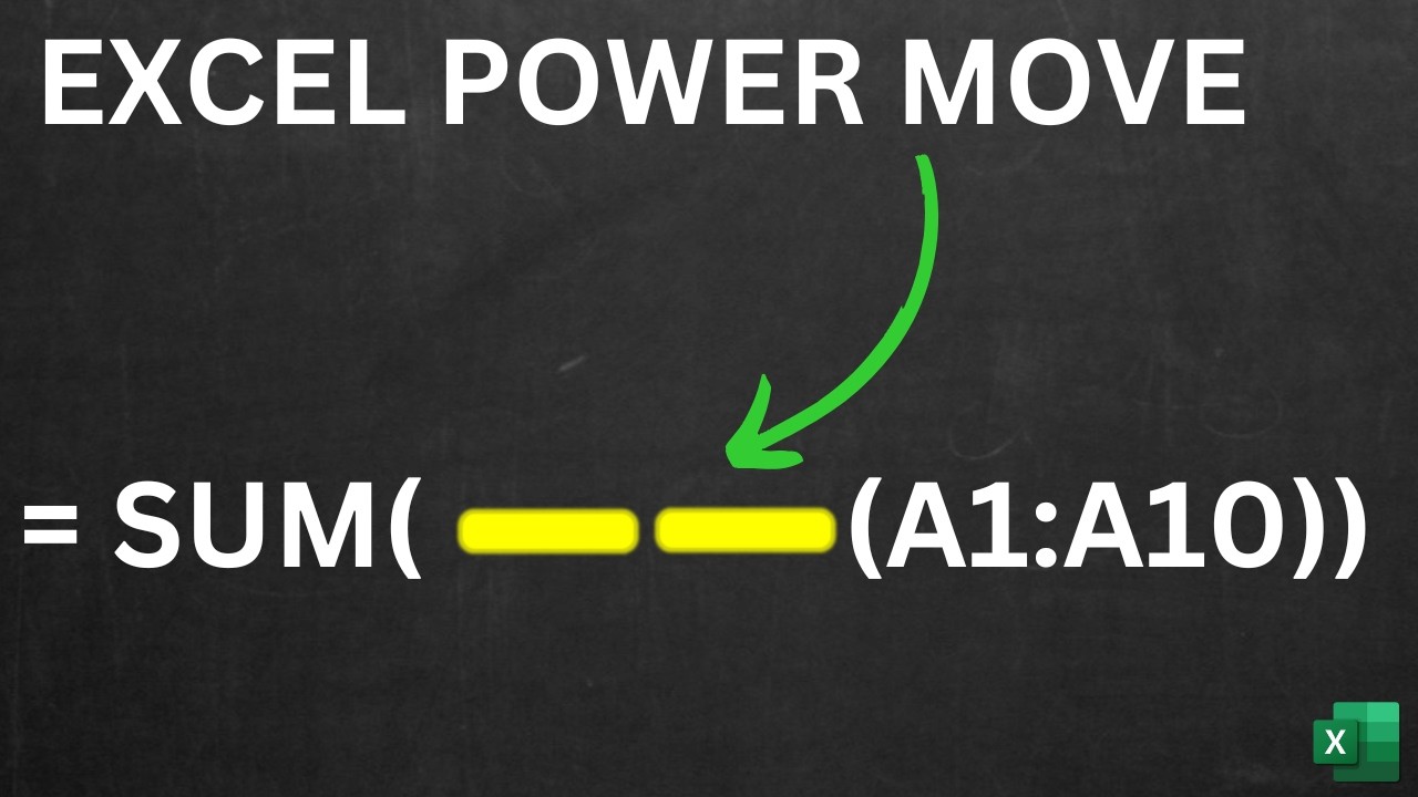 Excel’s Double Dashes (--) Could Be the Most Powerful Formula Trick You’re Not Using