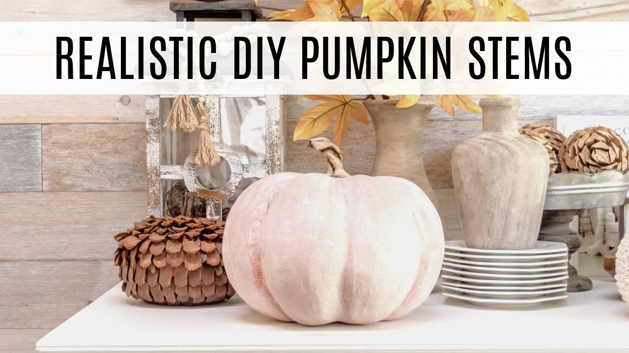 Realistic DIY Pumpkin Stems