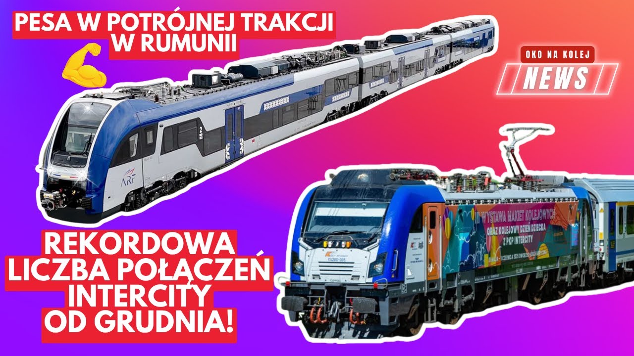 Nowe połączenia międzynarodowe Intercity, PESA na testach w Rumunii, Modernizacja wagonów, Słowacja