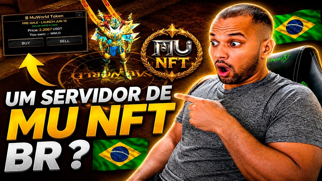 LOUCURA TOTAL! UM SERVIDOR DE MU NFT (CRIPTOMOEDAS) ESTILO MIR4 ?
