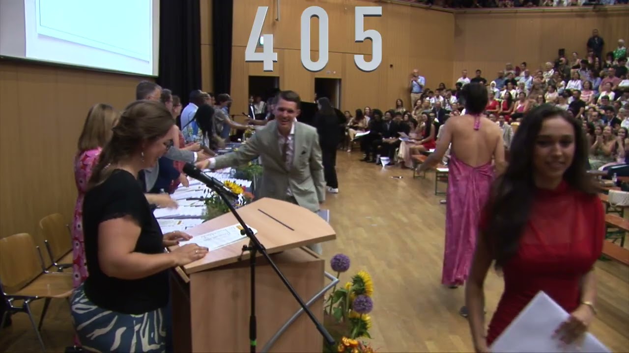 Remise des certificats de maturité