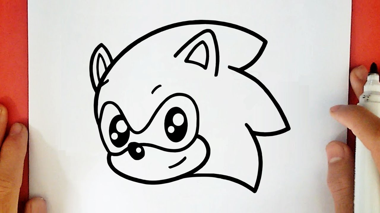COMO DIBUJAR A SONIC KAWAII