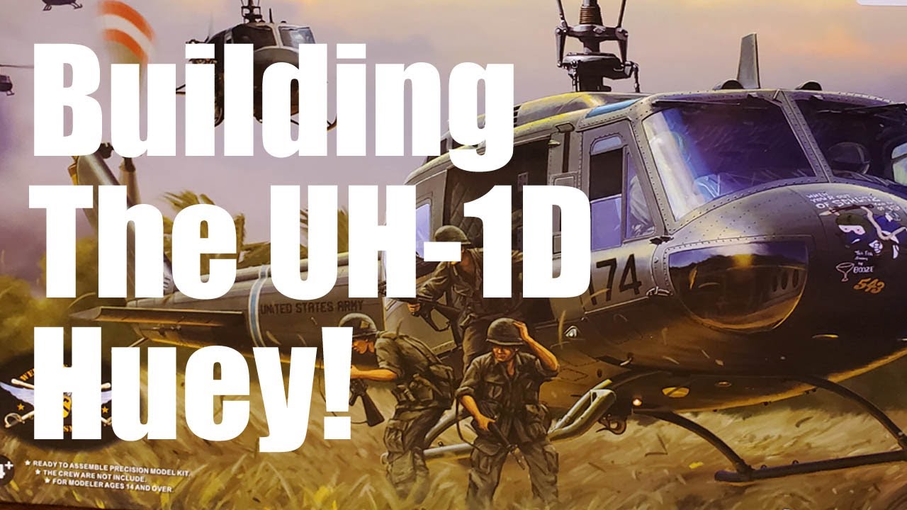 UH-1D Huey helicopter model kit review