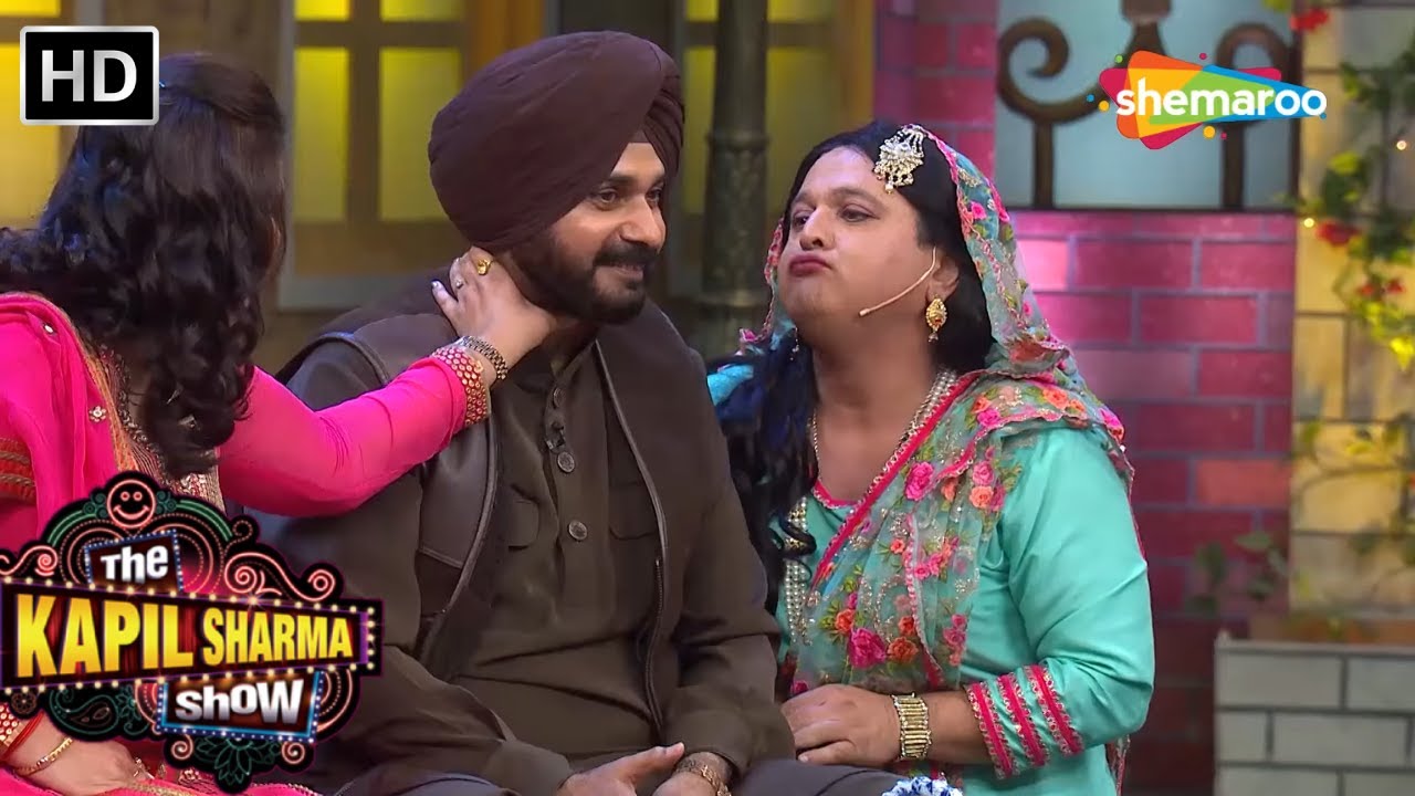 Phas Gaye Navjot Singh Sidhu Biwi Ke Samne | The Kapil Sharma Show | Non Stop Laughter| Comedy King
