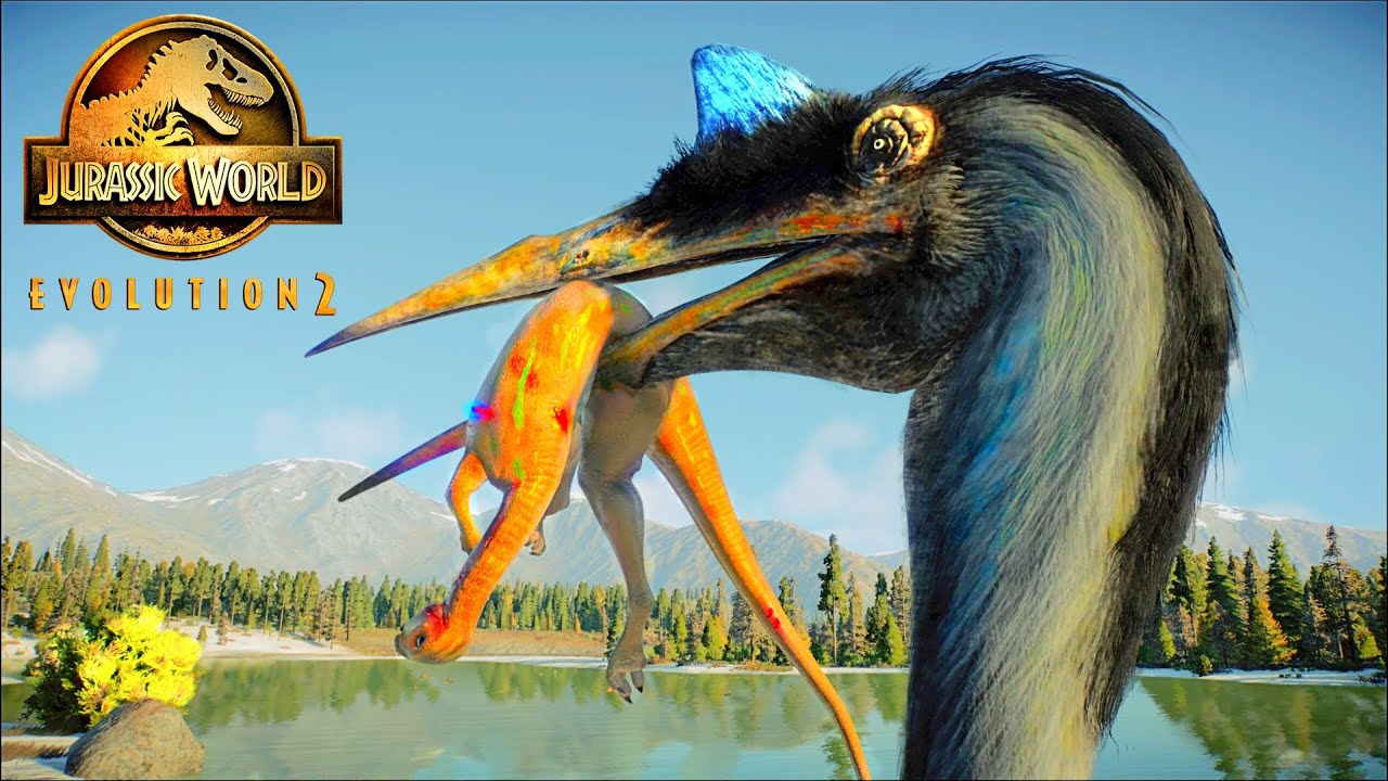 Quetzalcoatlus Hunting Behavior Animation vs All Dinosaurs | Jurassic World Dominion in JWE2