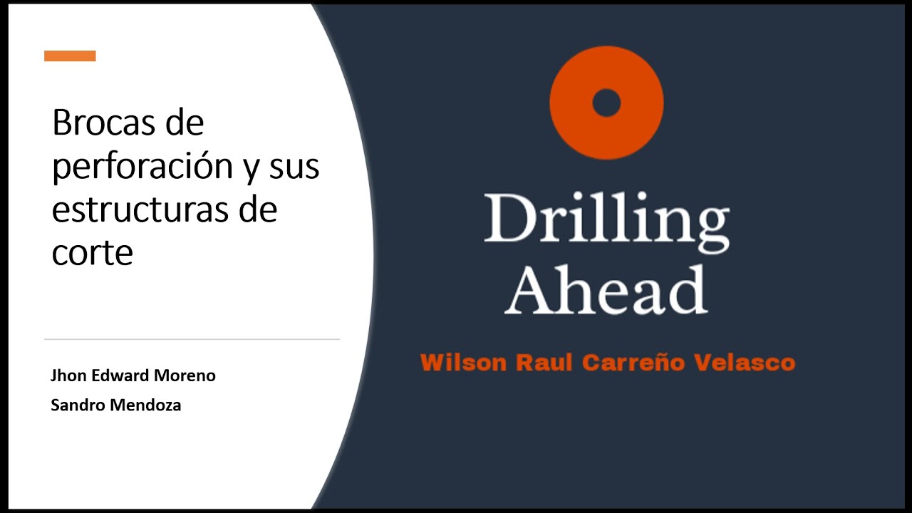 Brocas de perforación y sus estructuras de corte.