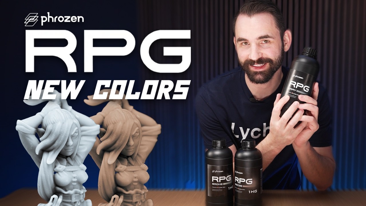Как откалибровать новую смолу | Lychee x Phrozen RPG New Colors