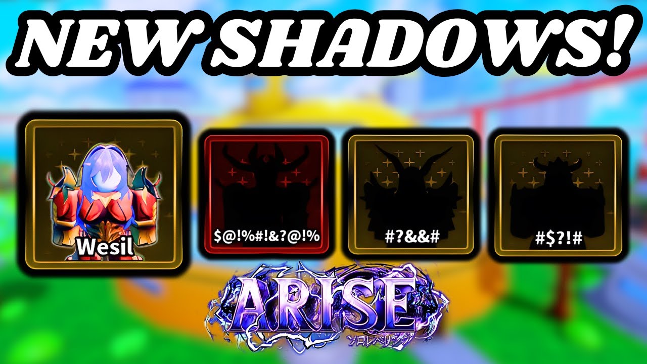 HOW TO GET the NEW SHADOWS in ROBLOX ARISE CROSSOVER! NEW STRONGEST G-RANK!
