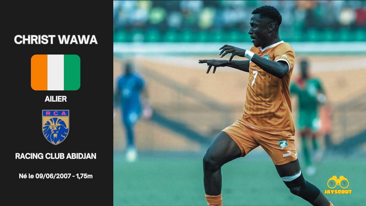 Christ Wawa - Ailier virevoltant du Racing Club d’Abidjan