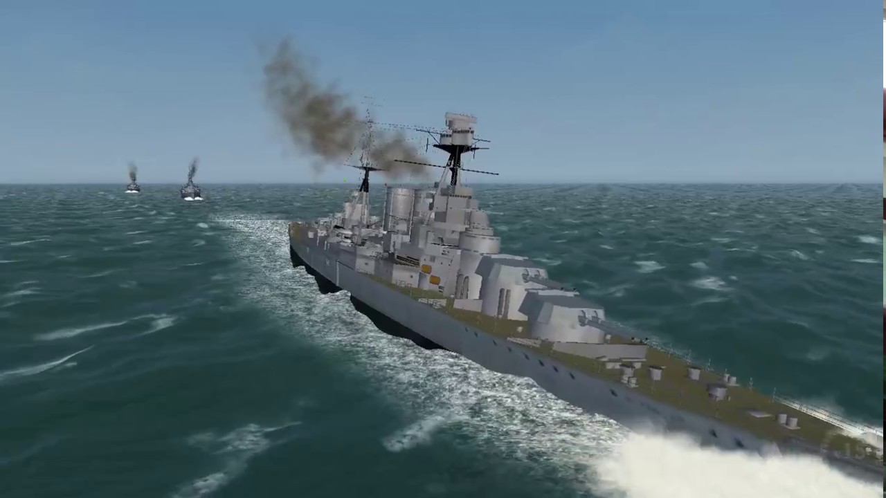 LSH3 2 german battlecruisers and 1 IJN battlecruiser vs 3 UK battlecruisers