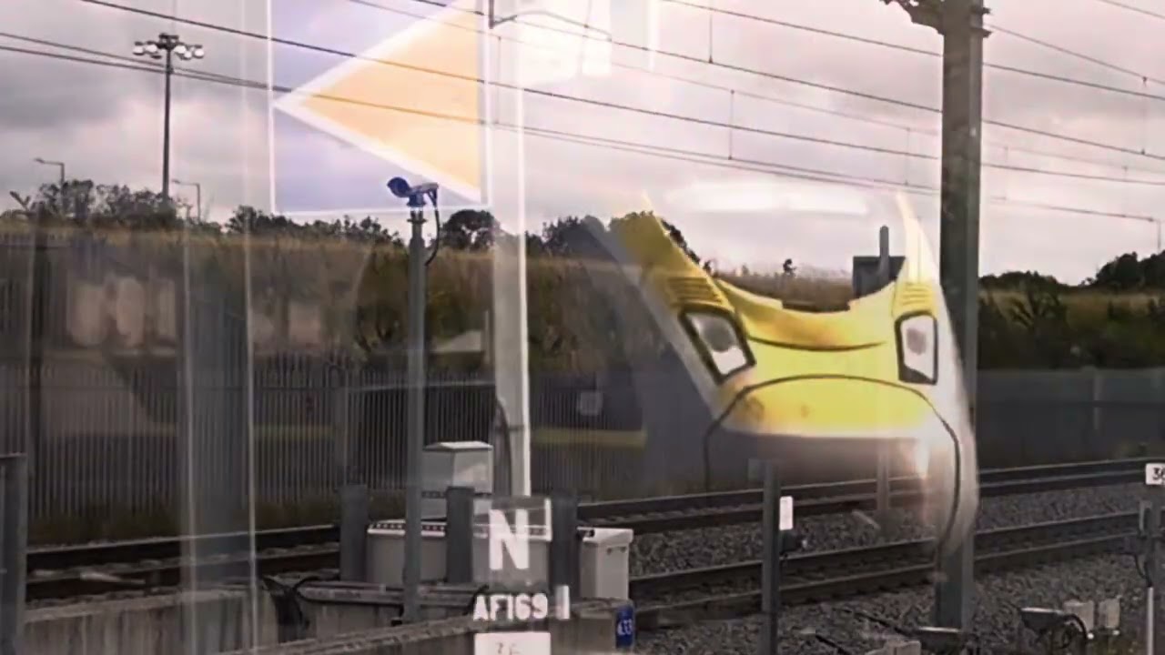 Trains at Ebbsfleet International (HS1) (2016 clip)