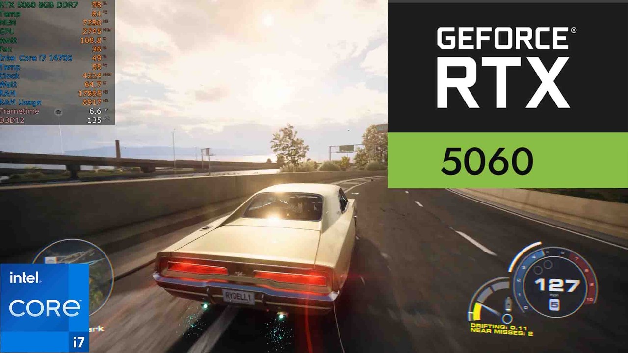 NFS unbound RTX 5060 | 1440P Max Settings