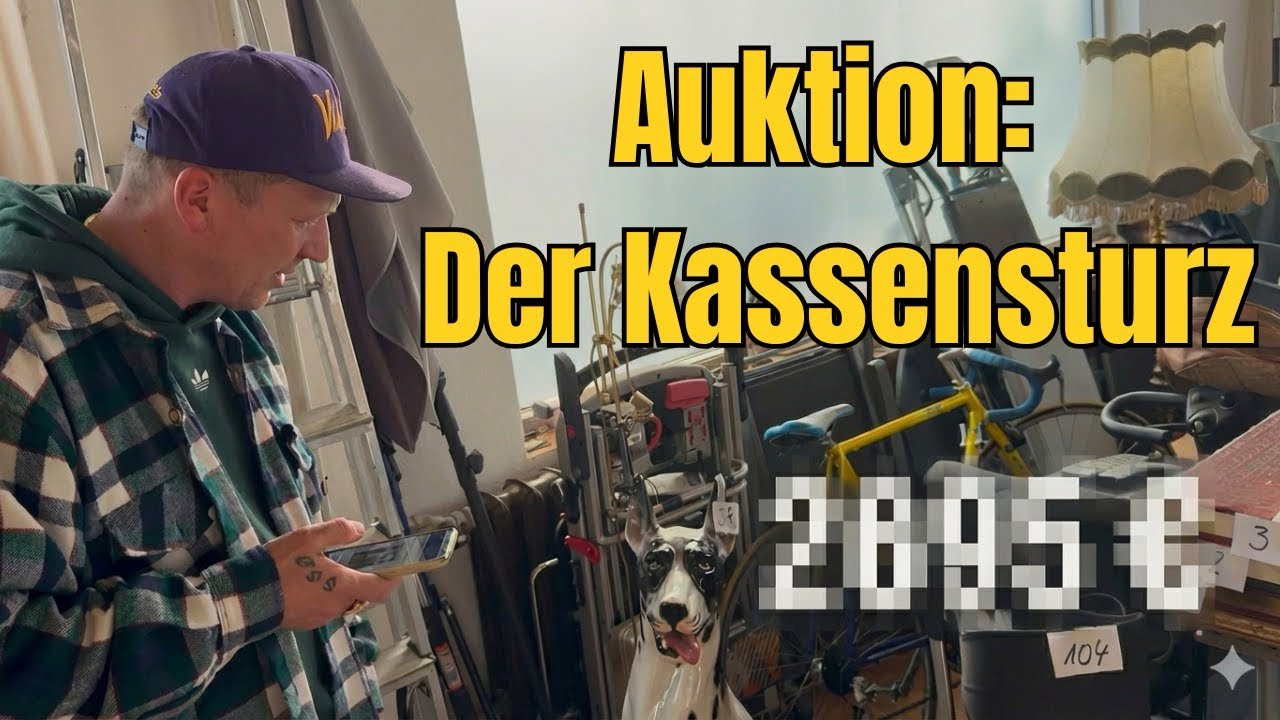 Flohmarkt oder Auktion? 💸 Fast 3000€ mit Trödel – Das brachte unsere zweite Auktion!