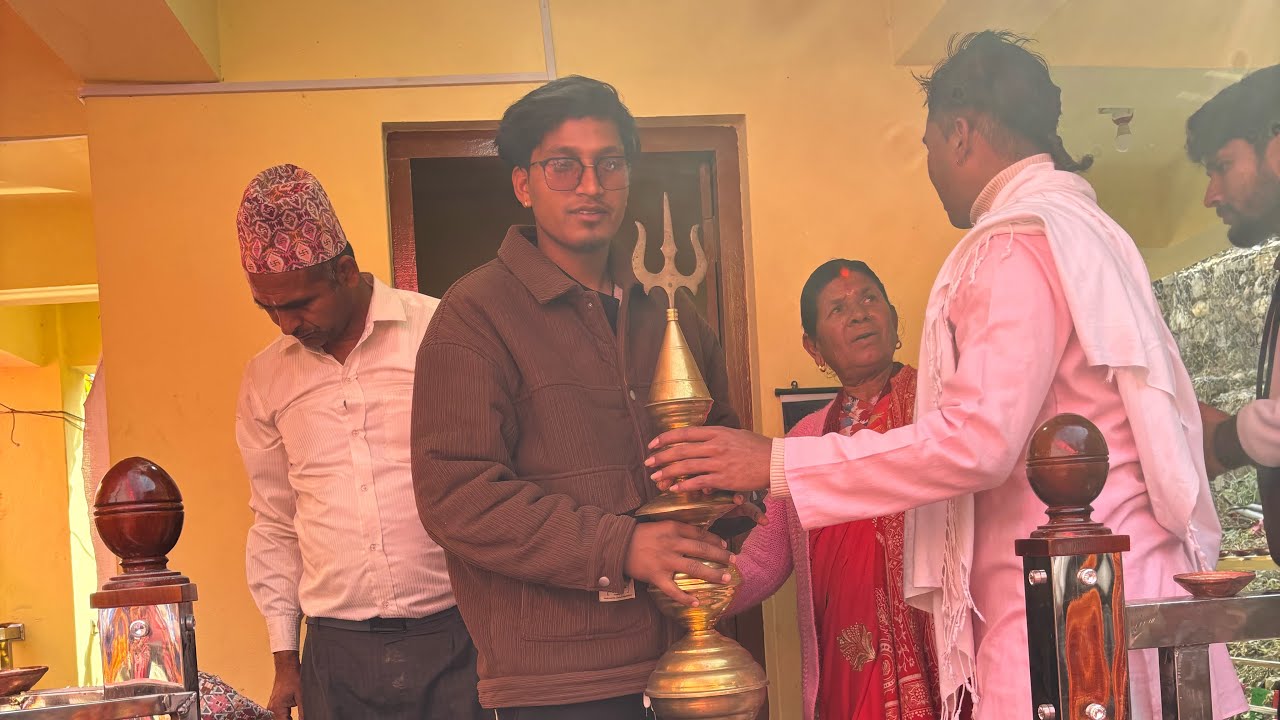 हाम्रो राडि बजार मा आज सिबालय मन्दिर को उद्घाट्न गर्दै