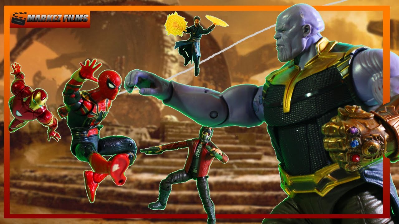 Avengers INFINITY WAR Titan Battle Stop Motion Part 7