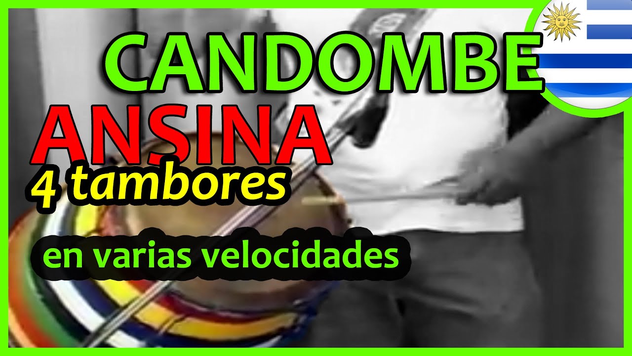 🎥 CANDOMBE - Toque ANSINA a diferentes velocidades - 1995