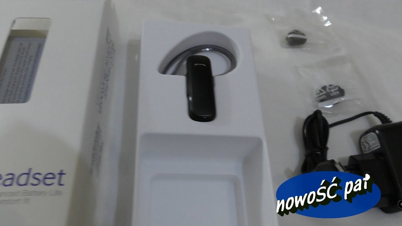 SAMSUNG Forte Czarny EO-MG900EBEGWW Słuchawka Bluetooth unboxing first look show