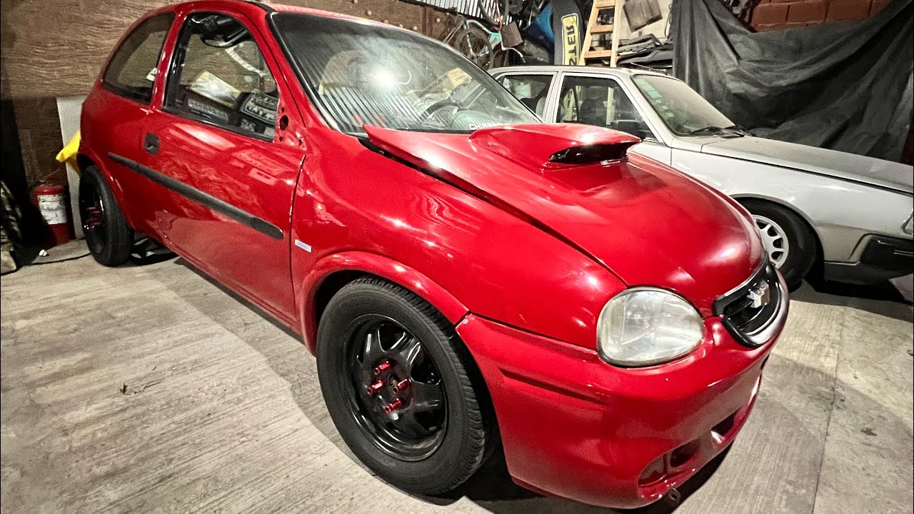 PONIENDO EN MARCHA MI CORSA ROJO 2.4 16V