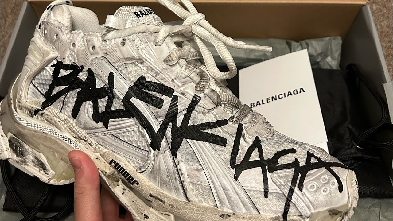 Balenciaga Graffiti Runner - BIRTHDAY UNBOXING!!!