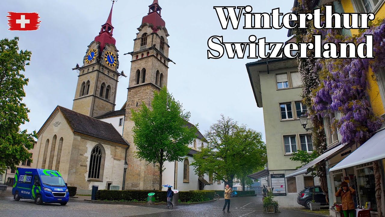 🇨🇭 Winterthur, Switzerland - Exploring the Charms of Swiss town on a Gloomy Day
