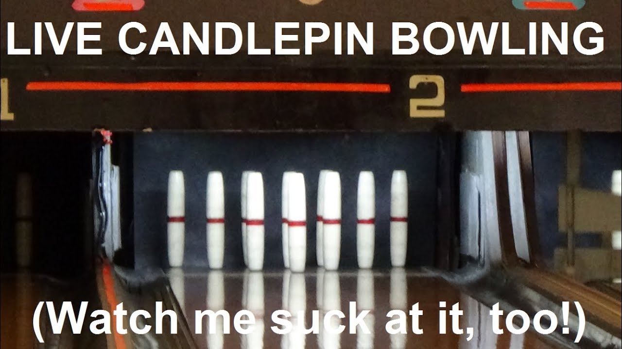 LIVE CANDLEPIN BOWLING! Masons Rec Center, Leominster, MA (1/8/16, Part 1)
