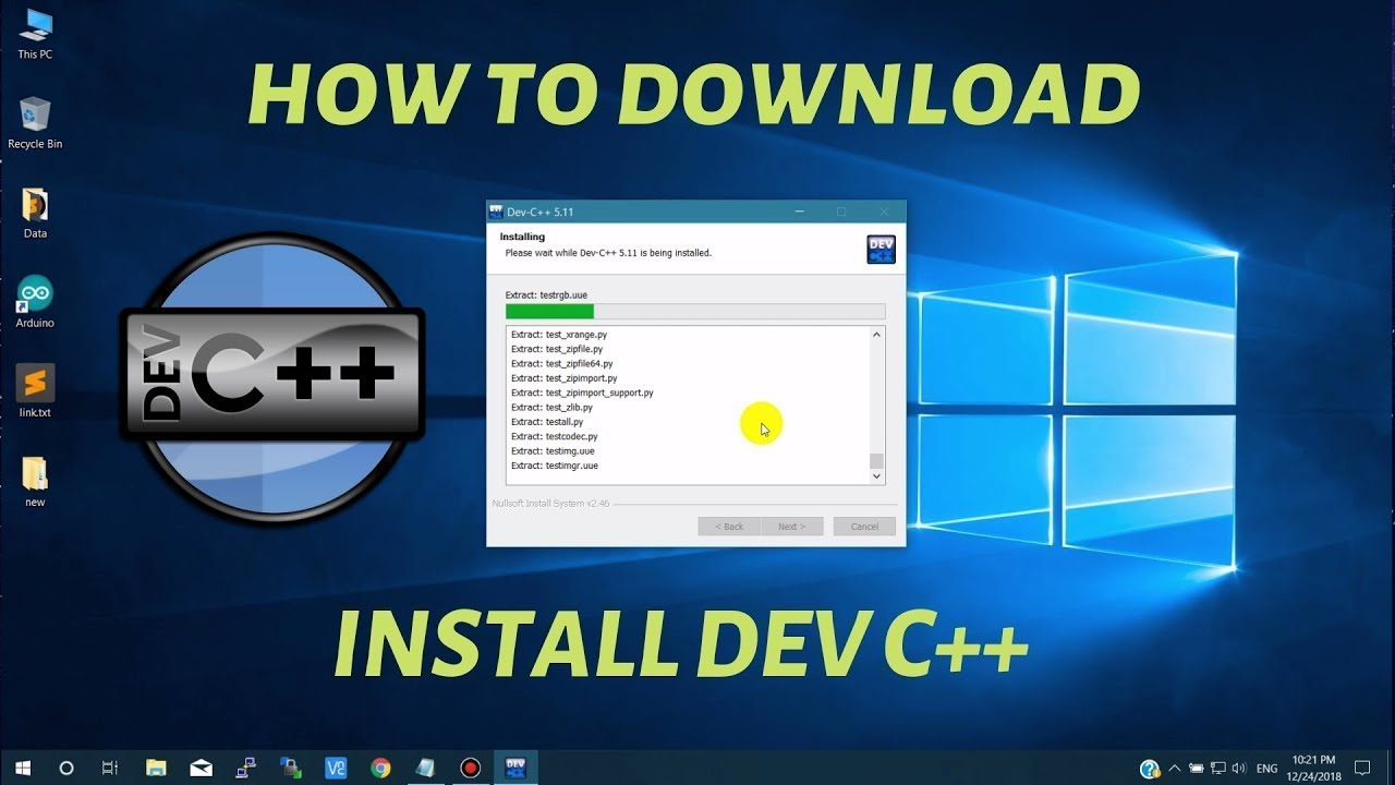 Installer l'IDE Dev-C++