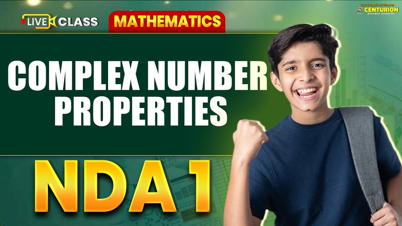 Complex Numbers Properties in 1 Hour 🔥 | NDA 2026 Maths | Prashant Sir