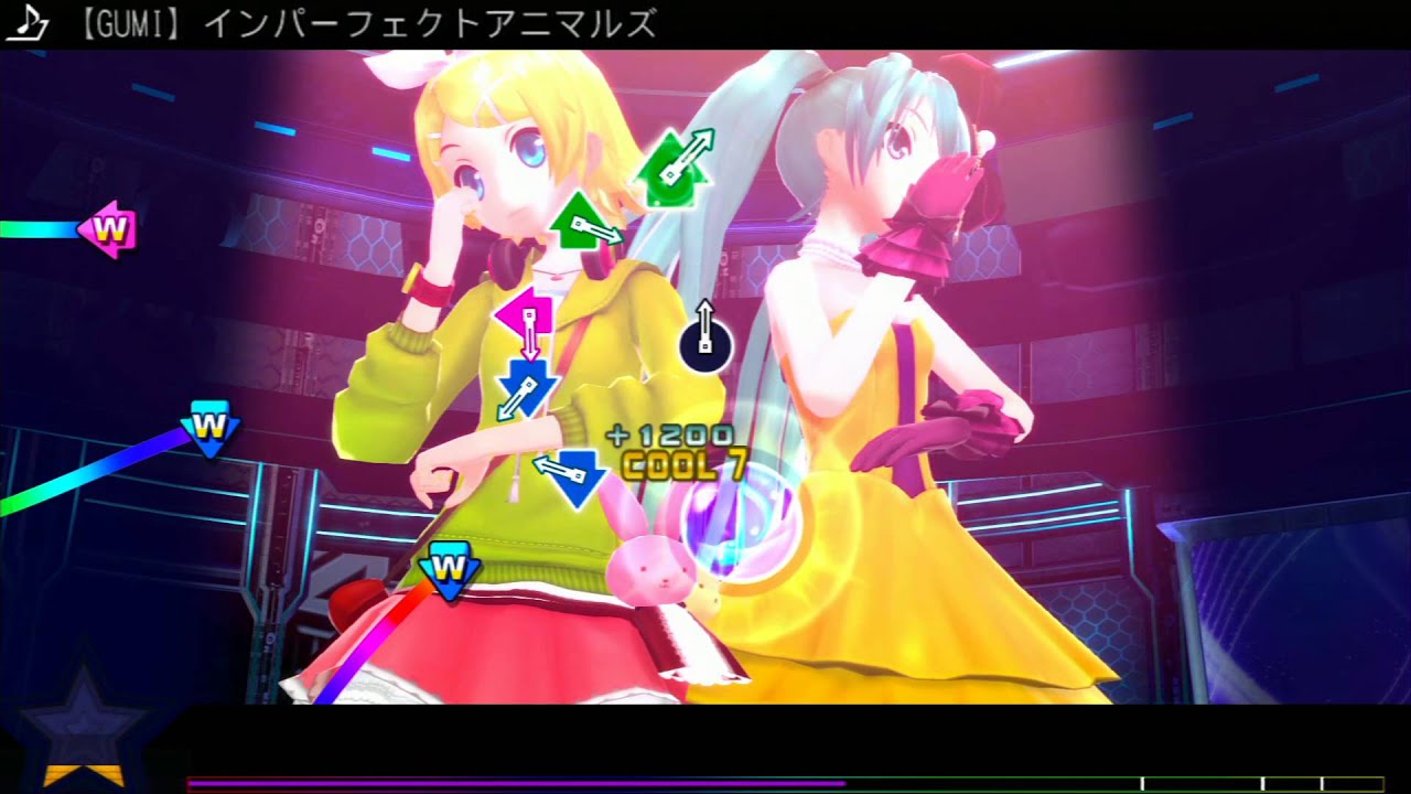 【GUMI 鏡音リン】インパーフェクトアニマルズ 【Project Diva F 2nd EDIT】