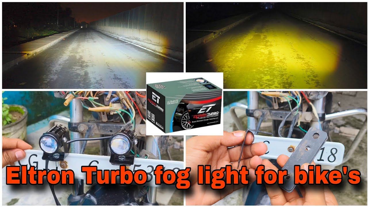 Eltron turbo fog light for bike | best fog light for bike | bike fog light