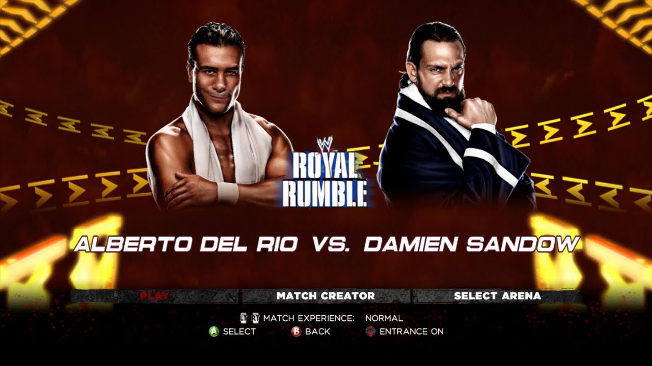 WWE '13 - Alberto Del Rio vs. Damien Sandow