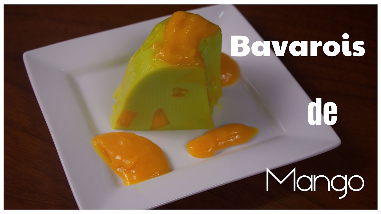 Bavarois de mango / Mango Bavarois
