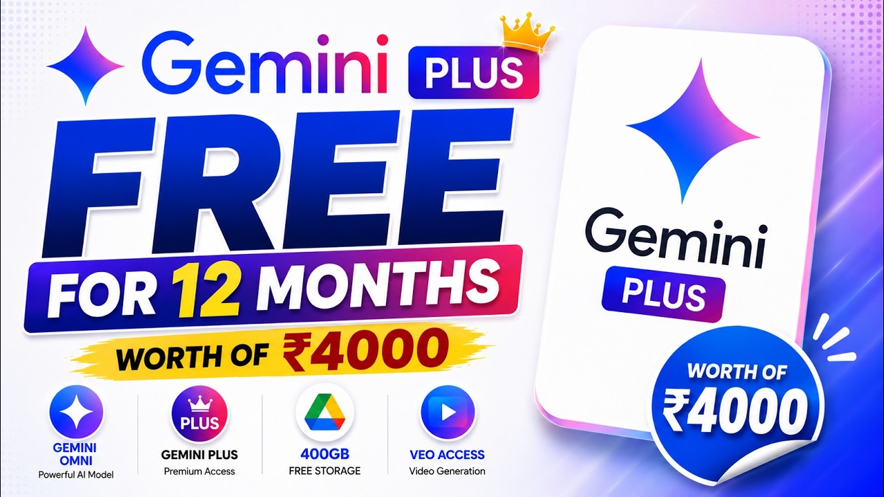Gemini Plus FREE: Don't Miss This ₹4,000 Deal