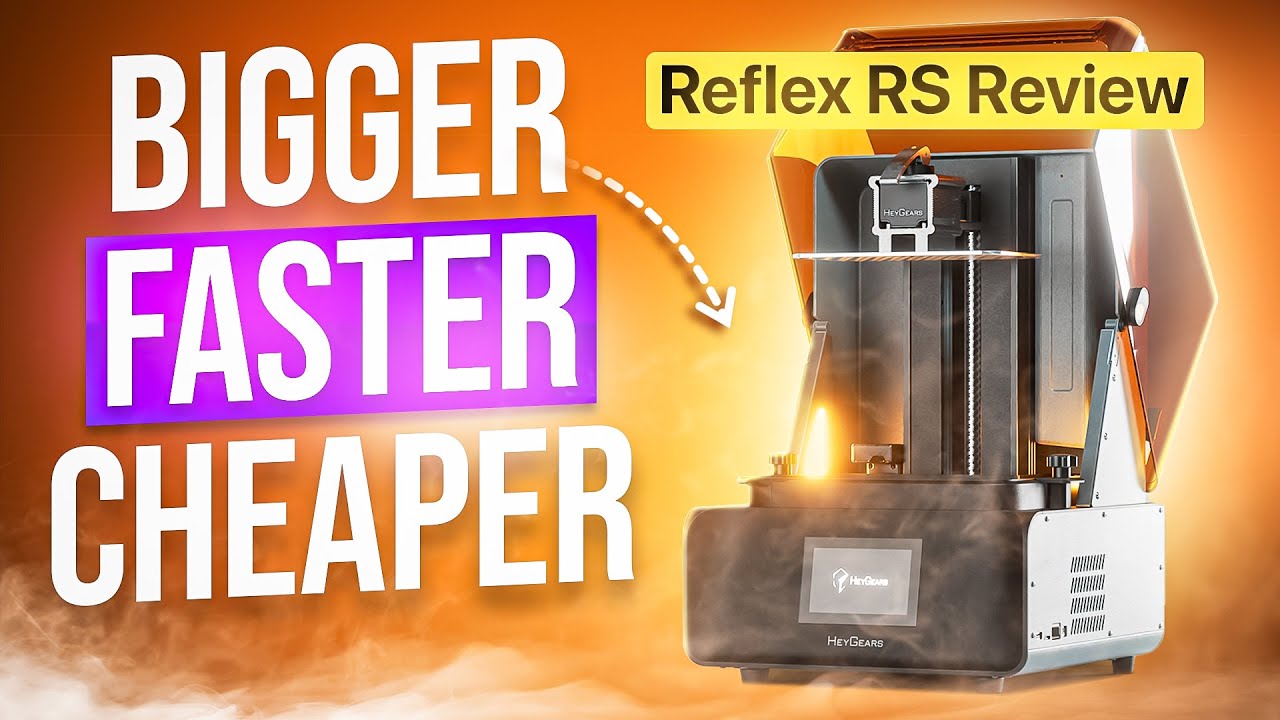 Resin 3D Printing just got EASIER : Reflex RS Review
