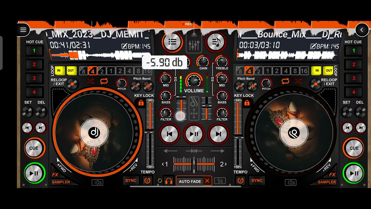 Disc dj app kise use kare / dj song mixing in disc dj app