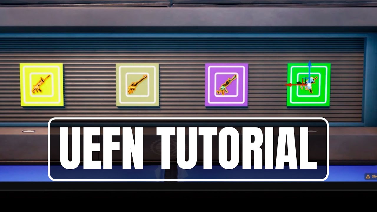 Crea una galería de armas ÚNICA en tu mapa de Fortnite